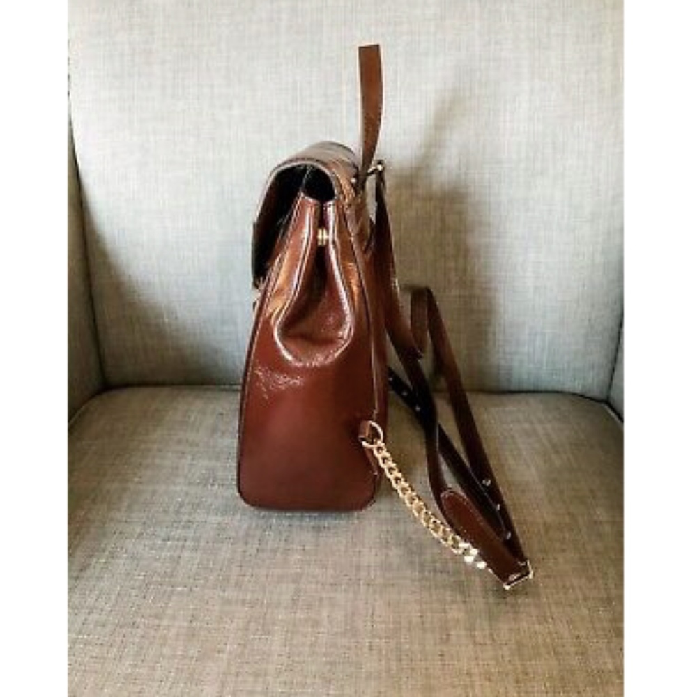 NWT Michael Kors Medium Oxblood Leather Backpack - Picture 6 of 8